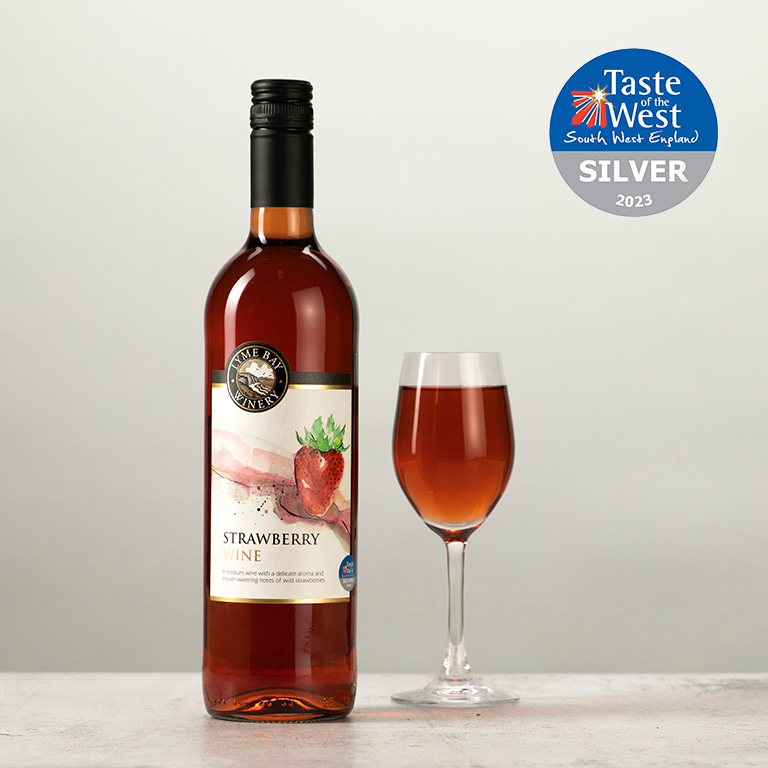 Strawberry wine with TOTW silver badge
