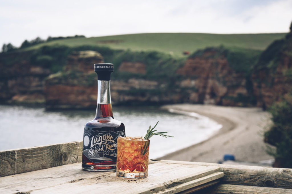Lugger Rum enjoyed on the coast