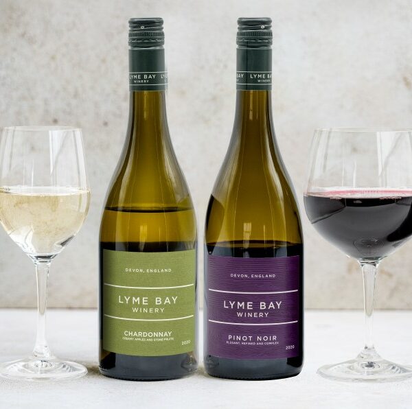 Awarding winning Chardonnay and Pinot Noir from Lyme Bay