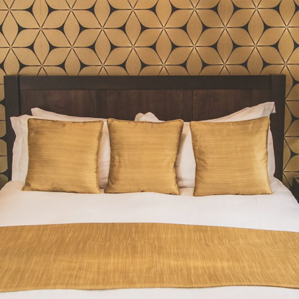luxury hotel bed