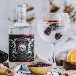 LBW Winter gin with tasting note fruit surrounding